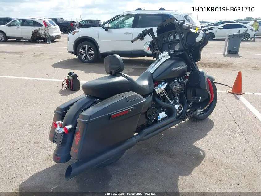 2017 Harley-Davidson Flhxs Street Glide Special VIN: 1HD1KRC19HB631710 Lot: 45576595