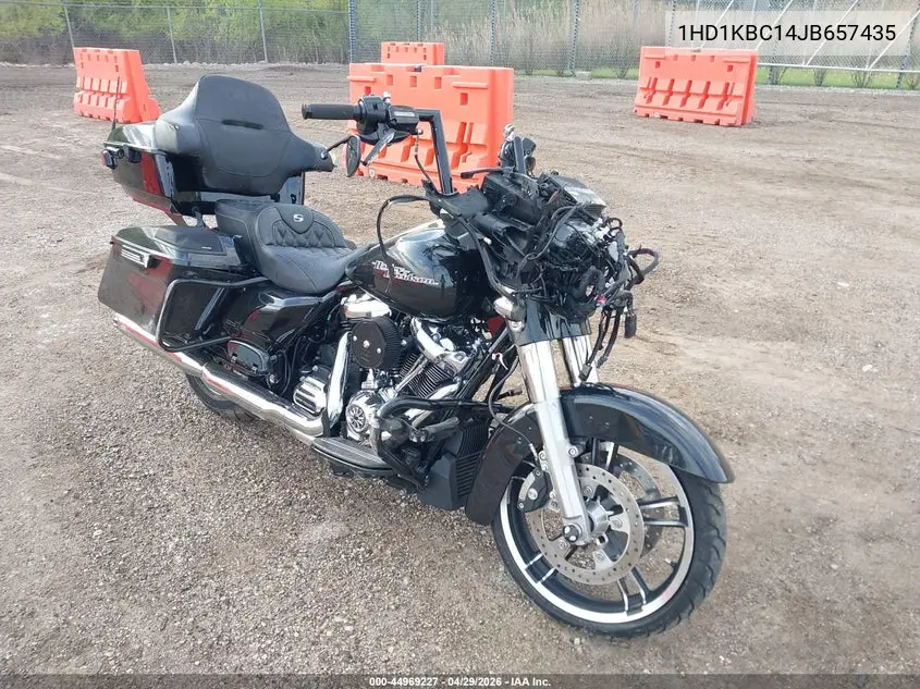 2018 Harley-Davidson Flhx Street Glide VIN: 1HD1KBC14JB657435 Lot: 44969227