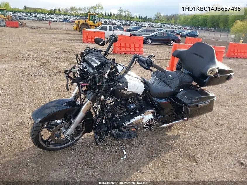 2018 Harley-Davidson Flhx Street Glide VIN: 1HD1KBC14JB657435 Lot: 44969227