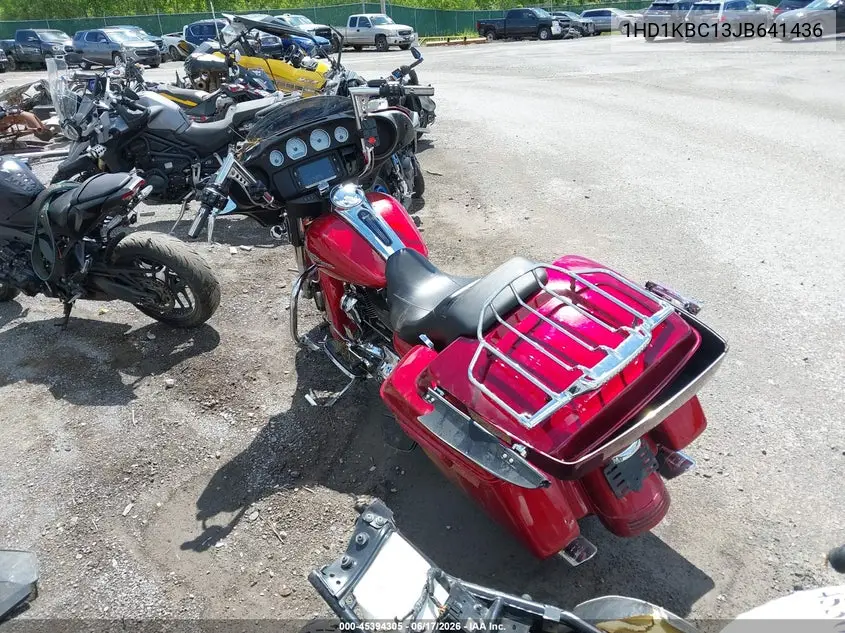 2018 Harley-Davidson Flhx Street Glide VIN: 1HD1KBC13JB641436 Lot: 45394305