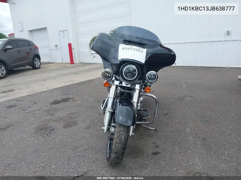 2018 Harley-Davidson Flhx Street Glide VIN: 1HD1KBC13JB638777 Lot: 45577952