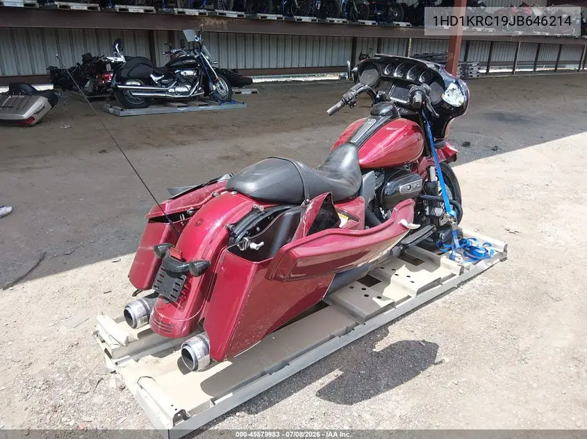 2018 Harley-Davidson Flhxs Street Glide Special VIN: 1HD1KRC19JB646214 Lot: 45579983
