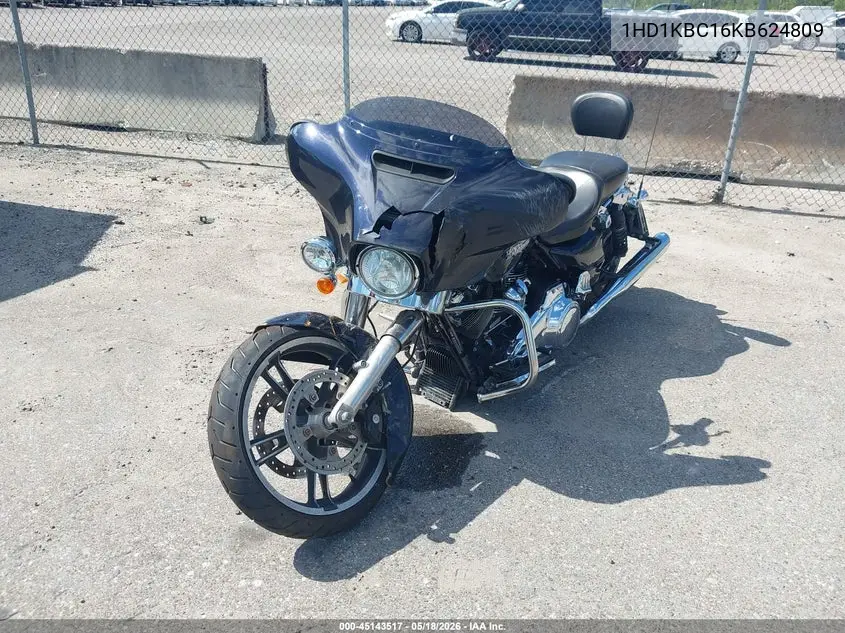 2019 Harley-Davidson Flhx VIN: 1HD1KBC16KB624809 Lot: 45143517