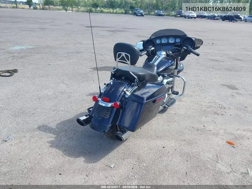 2019 Harley-Davidson Flhx VIN: 1HD1KBC16KB624809 Lot: 45143517