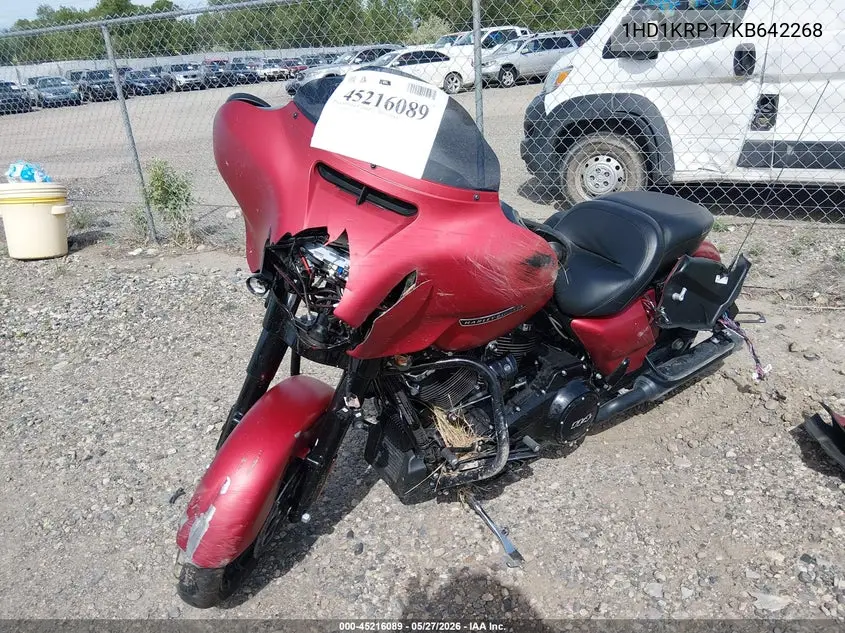 2019 Harley-Davidson Flhxs VIN: 1HD1KRP17KB642268 Lot: 45216089
