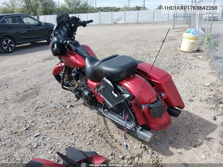 2019 Harley-Davidson Flhxs VIN: 1HD1KRP17KB642268 Lot: 45216089