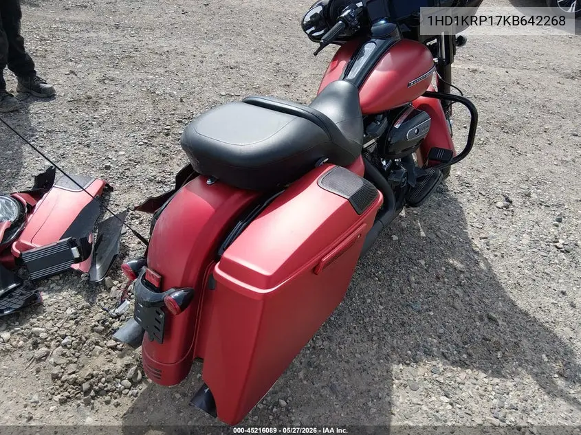 2019 Harley-Davidson Flhxs VIN: 1HD1KRP17KB642268 Lot: 45216089