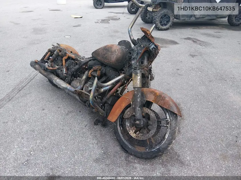2019 Harley-Davidson Flhx VIN: 1HD1KBC10KB647535 Lot: 45240480