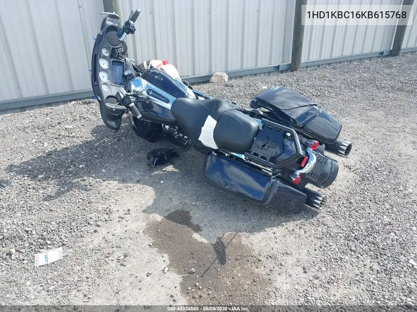 2019 Harley-Davidson Flhx VIN: 1HD1KBC16KB615768 Lot: 45334565