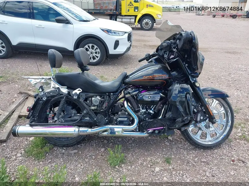 2019 Harley-Davidson Flhxs VIN: 1HD1KRP12KB674884 Lot: 45348114