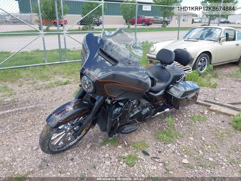 2019 Harley-Davidson Flhxs VIN: 1HD1KRP12KB674884 Lot: 45348114