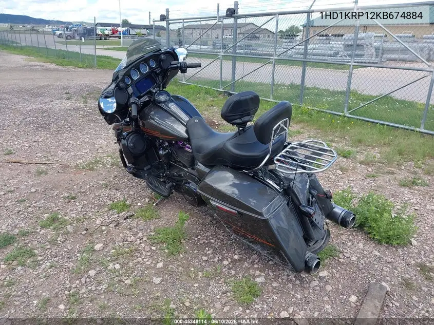 2019 Harley-Davidson Flhxs VIN: 1HD1KRP12KB674884 Lot: 45348114