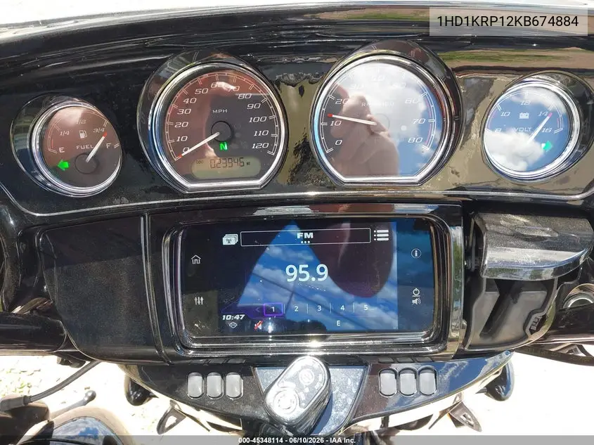 2019 Harley-Davidson Flhxs VIN: 1HD1KRP12KB674884 Lot: 45348114