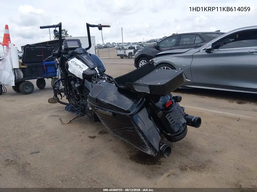 2019 Harley-Davidson Flhxs VIN: 1HD1KRP11KB614059 Lot: 45360703