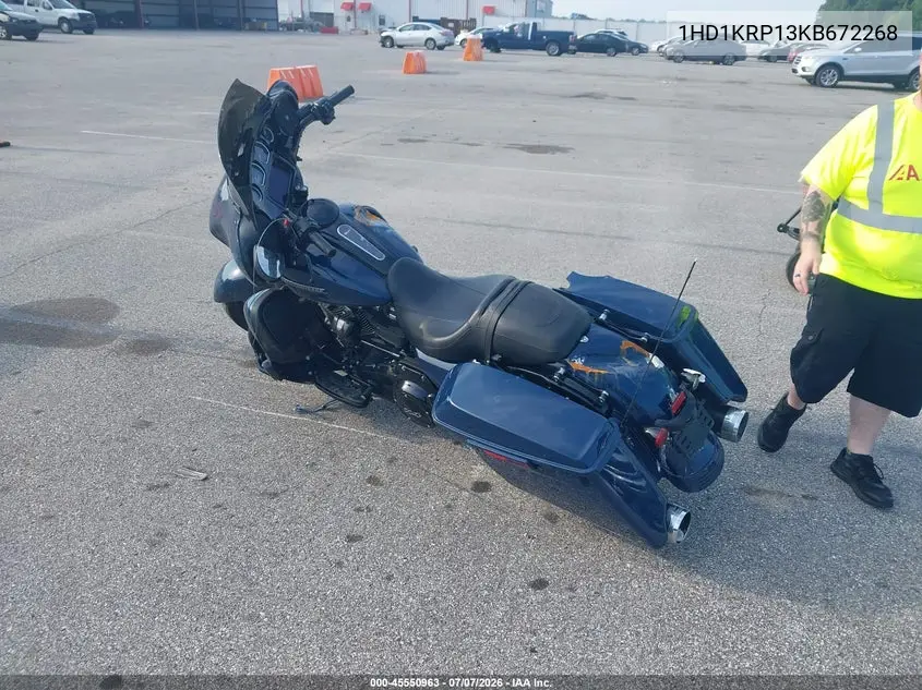 2019 Harley-Davidson Flhxs VIN: 1HD1KRP13KB672268 Lot: 45550963