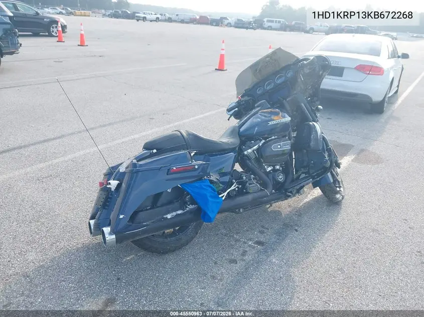 2019 Harley-Davidson Flhxs VIN: 1HD1KRP13KB672268 Lot: 45550963