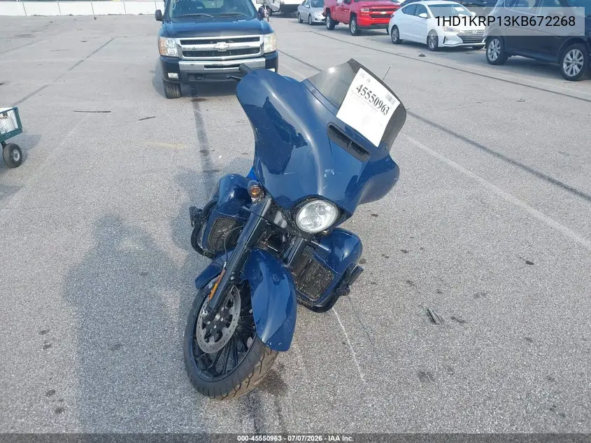 2019 Harley-Davidson Flhxs VIN: 1HD1KRP13KB672268 Lot: 45550963