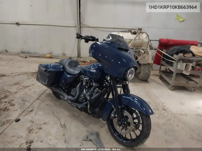 2019 Harley-Davidson Flhxs VIN: 1HD1KRP10KB663964 Lot: 45568970