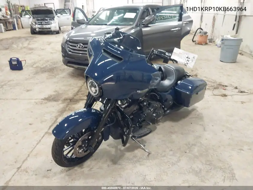2019 Harley-Davidson Flhxs VIN: 1HD1KRP10KB663964 Lot: 45568970