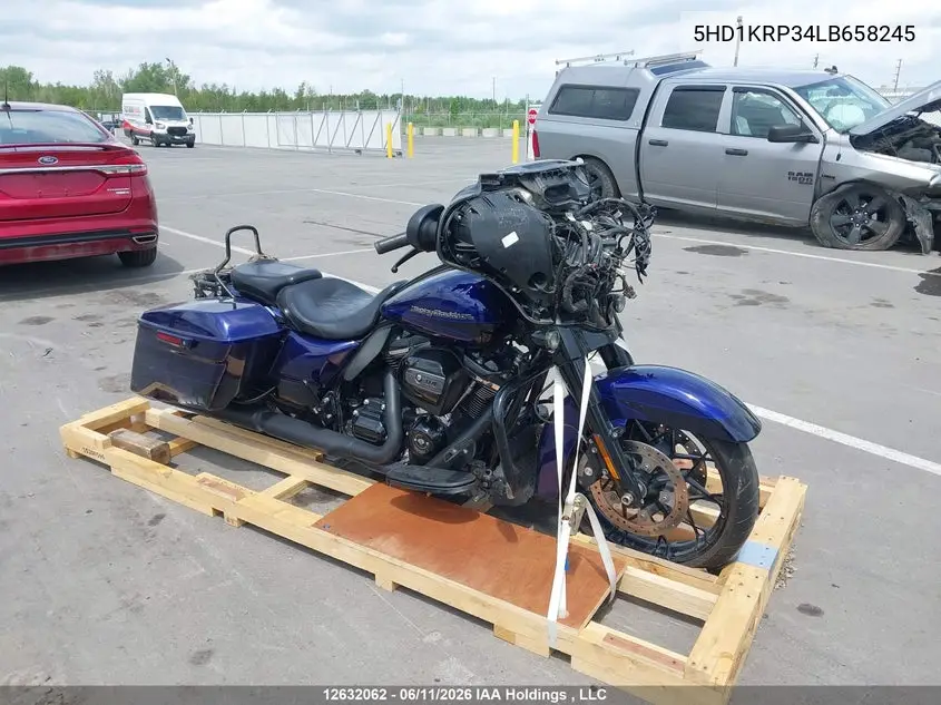 2020 Harley-Davidson Flhxs VIN: 5HD1KRP34LB658245 Lot: 12632062