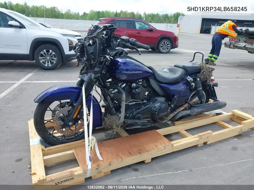 2020 Harley-Davidson Flhxs VIN: 5HD1KRP34LB658245 Lot: 12632062