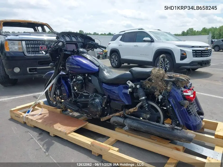 2020 Harley-Davidson Flhxs VIN: 5HD1KRP34LB658245 Lot: 12632062