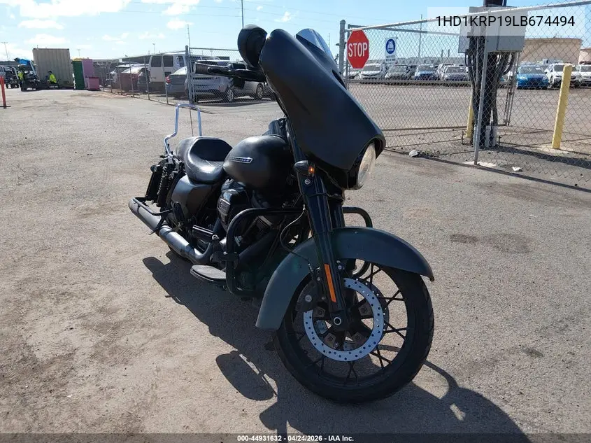 2020 Harley-Davidson Flhxs VIN: 1HD1KRP19LB674494 Lot: 44931632