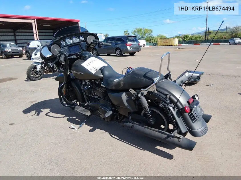 2020 Harley-Davidson Flhxs VIN: 1HD1KRP19LB674494 Lot: 44931632