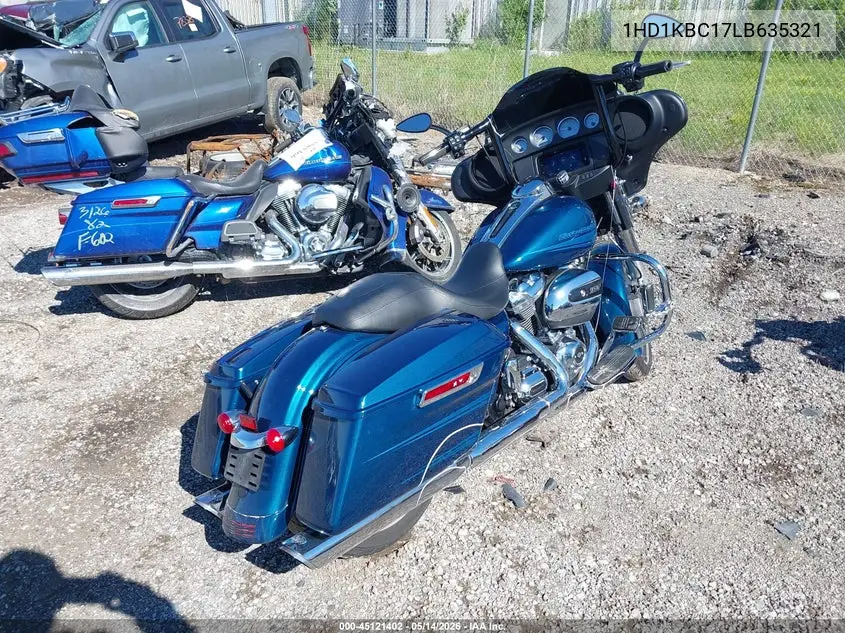 2020 Harley-Davidson Flhx VIN: 1HD1KBC17LB635321 Lot: 45121402