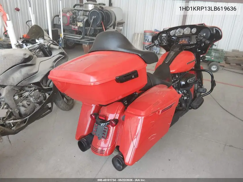 2020 Harley-Davidson Flhxs VIN: 1HD1KRP13LB619636 Lot: 45181734