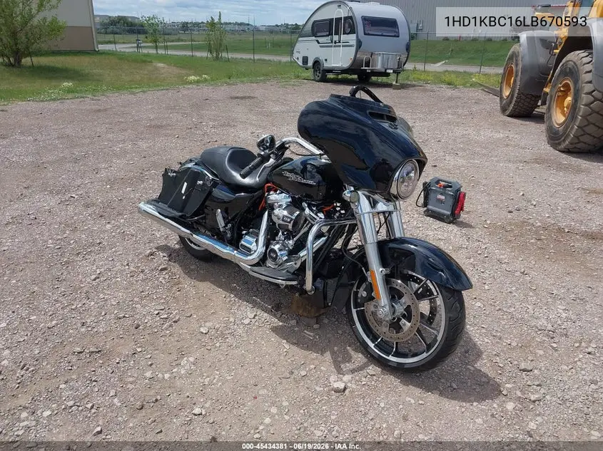2020 Harley-Davidson Flhx VIN: 1HD1KBC16LB670593 Lot: 45434381