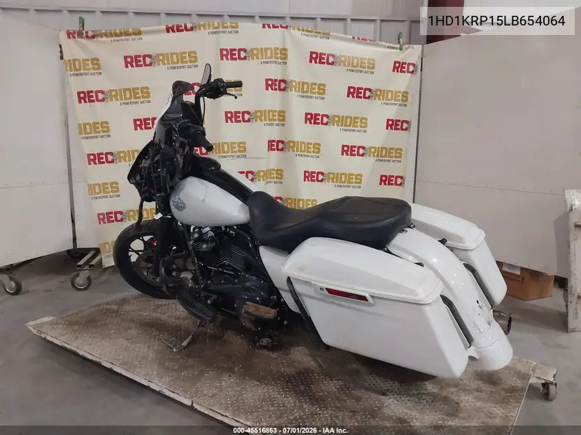 2020 Harley-Davidson Flhxs VIN: 1HD1KRP15LB654064 Lot: 45516863