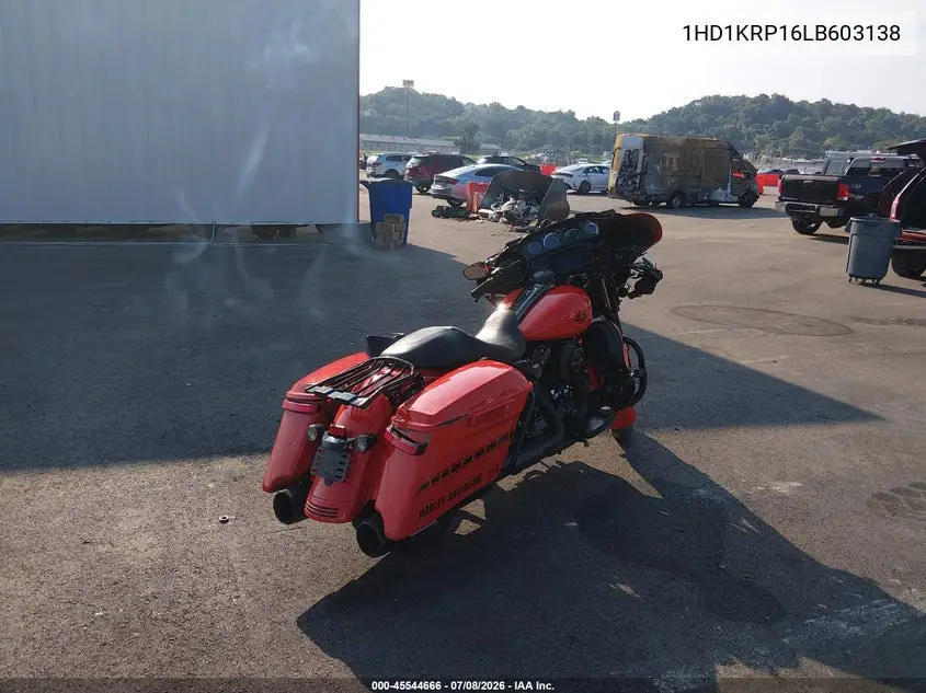 2020 Harley-Davidson Flhxs VIN: 1HD1KRP16LB603138 Lot: 45544666