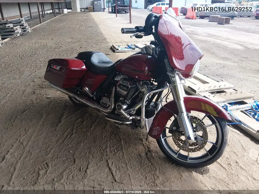 2020 Harley-Davidson Flhx VIN: 1HD1KBC16LB629252 Lot: 45584623