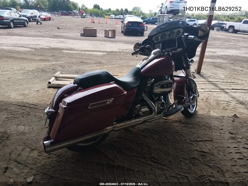 2020 Harley-Davidson Flhx VIN: 1HD1KBC16LB629252 Lot: 45584623