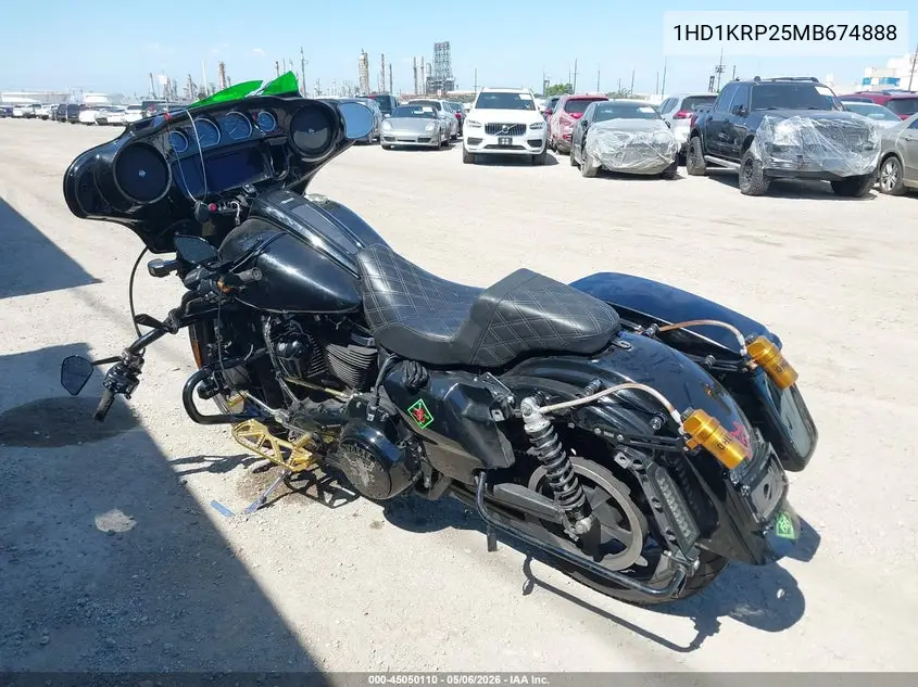 2021 Harley-Davidson Flhxs VIN: 1HD1KRP25MB674888 Lot: 45050110