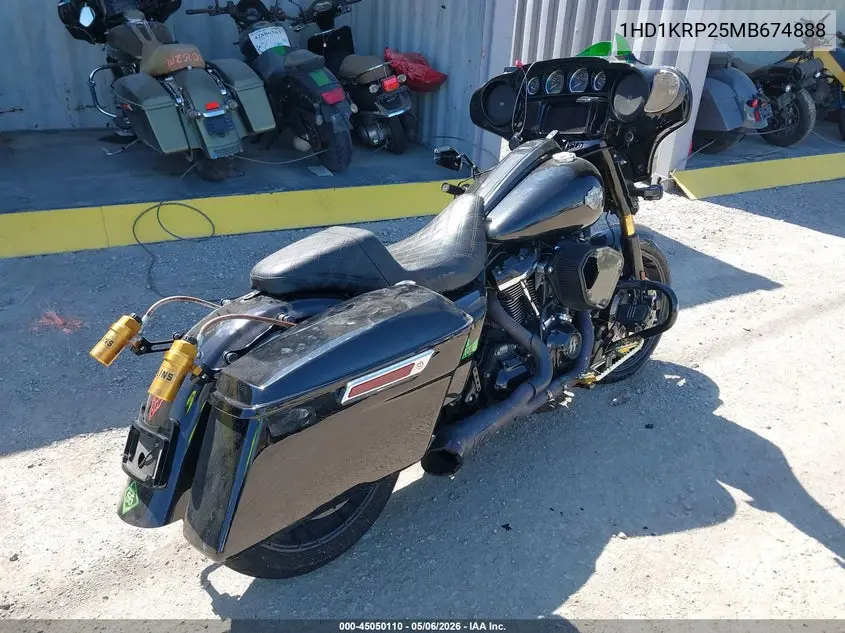 2021 Harley-Davidson Flhxs VIN: 1HD1KRP25MB674888 Lot: 45050110