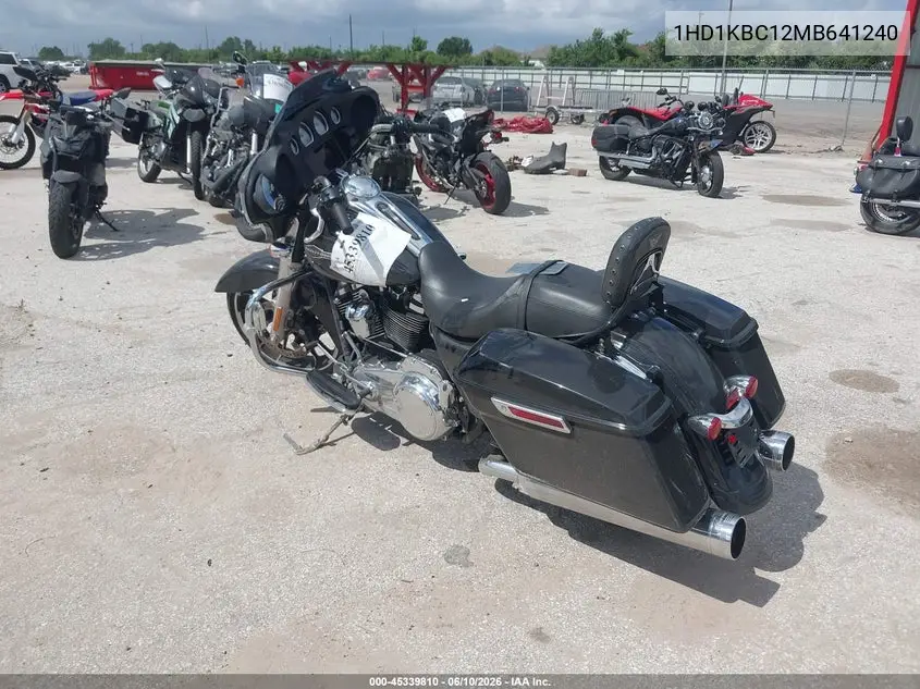 2021 Harley-Davidson Flhx VIN: 1HD1KBC12MB641240 Lot: 45339810