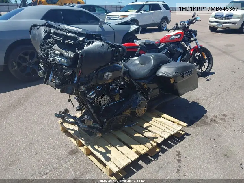 2021 Harley-Davidson Flhxs VIN: 1HD1KRP19MB645367 Lot: 45345610