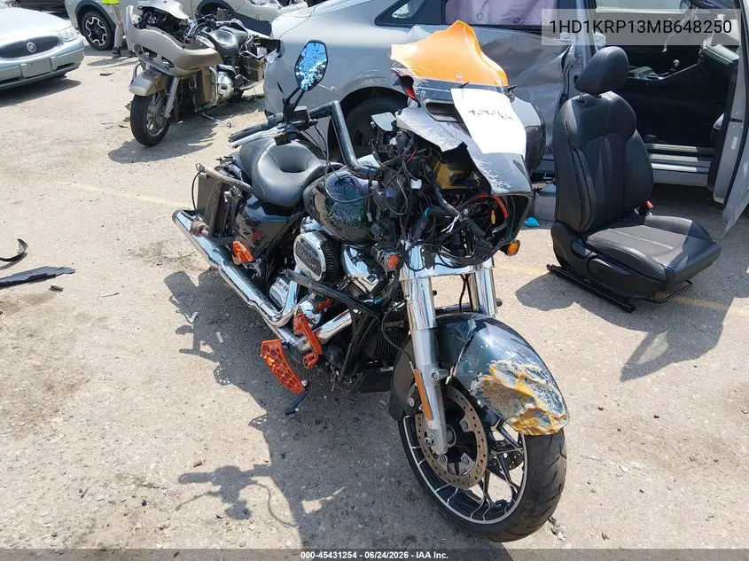 2021 Harley-Davidson Flhxs VIN: 1HD1KRP13MB648250 Lot: 45431254