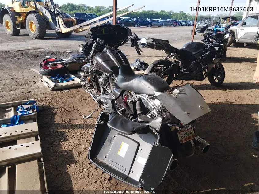 2021 Harley-Davidson Flhxs VIN: 1HD1KRP16MB637663 Lot: 45490980