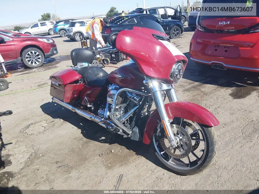 2021 Harley-Davidson Flhx VIN: 1HD1KBC14MB673607 Lot: 45508485