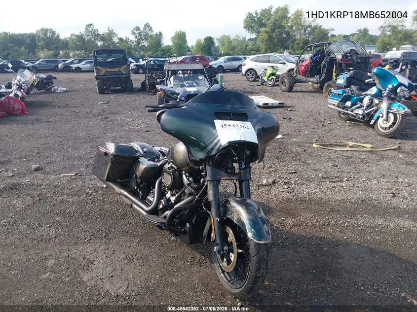 2021 Harley-Davidson Flhxs VIN: 1HD1KRP18MB652004 Lot: 45542362