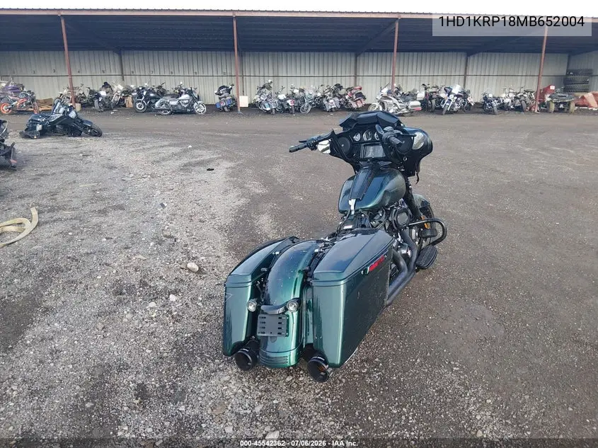 2021 Harley-Davidson Flhxs VIN: 1HD1KRP18MB652004 Lot: 45542362