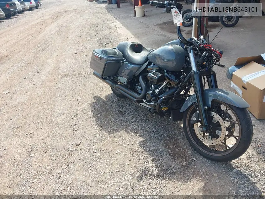 2022 Harley-Davidson Flhxst VIN: 1HD1ABL13NB643101 Lot: 45364712