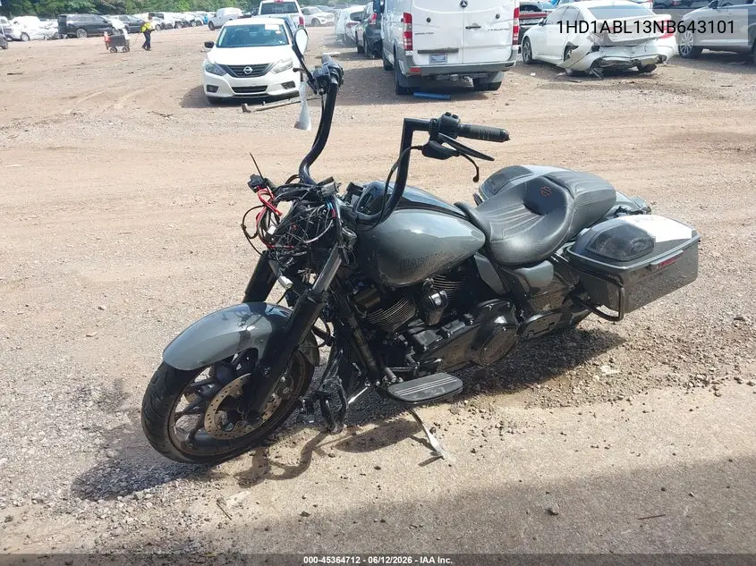 2022 Harley-Davidson Flhxst VIN: 1HD1ABL13NB643101 Lot: 45364712