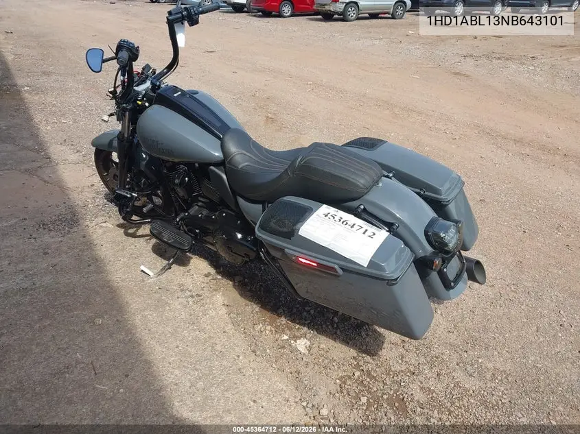2022 Harley-Davidson Flhxst VIN: 1HD1ABL13NB643101 Lot: 45364712