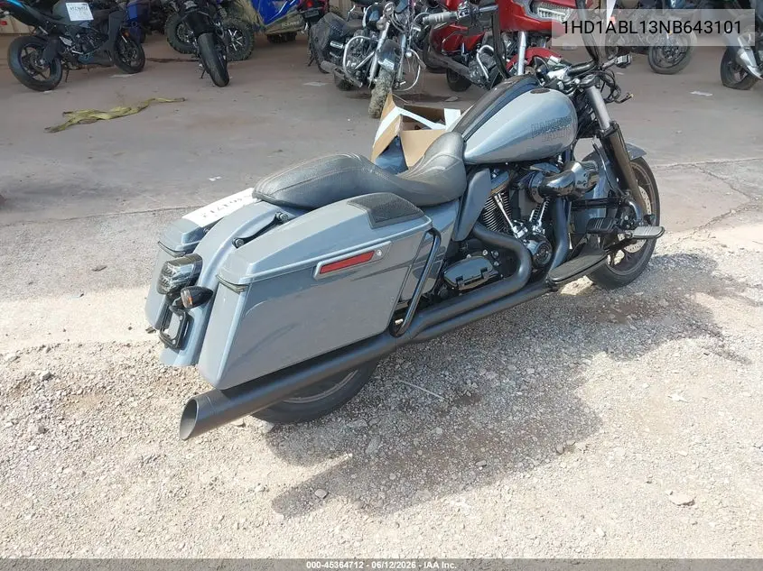 2022 Harley-Davidson Flhxst VIN: 1HD1ABL13NB643101 Lot: 45364712