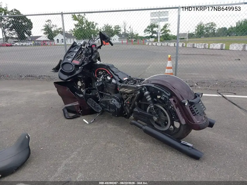 2022 Harley-Davidson Flhxs VIN: 1HD1KRP17NB649953 Lot: 45398367