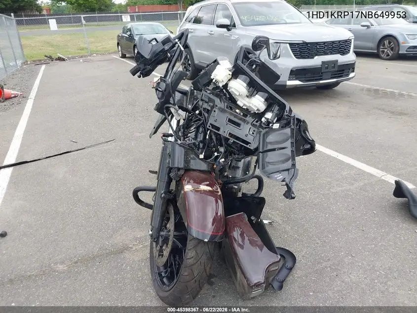 2022 Harley-Davidson Flhxs VIN: 1HD1KRP17NB649953 Lot: 45398367
